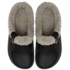 Men Comwarm Soft Home Warm Women Plush For Female Clogs Outdoor Waterproof Non-slip Cotton Slippers 46-47 230901 57