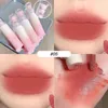 Brillant à lèvres mignon ours velours brume Mousse mat liquide Rouge à lèvres imperméable nu brun Rouge boue joue Rouge teinte maquillage cosmétiques