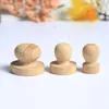 Storage Bottles 5 Pcs DIY Stamp Wooden Seal Decorations Drawer Bamboo Child Vintage Cabinet Knobs