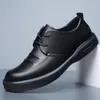 Robe chaussures grande taille 46 47 hommes affaires conduite mode mocassins fond noir en cuir gentleman mariage décontracté a58-71
