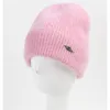 Beralar lüks gerçek kürk örme şapka kadınlar için kışlık sıcak şapkalar düz renkli kadın kat kalın kapaşmir yün bere