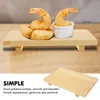Servis uppsättningar Sushi Plate Board Tray Home Sashimi Japanese Style Table Restaurant Tea