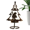 Suporte de velas suporte de mesa decoração árvore de natal suporte de peça central com luz de chá romântico tealight stands para casamento casa