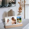 Quadros Decoração de mesa 3 em 1 polegada PO Quadro Acrílico LED Light Table Instant Film Camera para Fujifilm Instax Mini