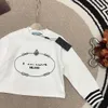 designer baby clothes Chest logo print sweater for girl Size 100-150 CM Long sleeved T-shirt kids sweatshirts Aug25