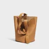Вечерние сумки Женская сумка из натуральной кожи 2023 Модное ведро Универсальная сумка в западном стиле Повседневная сумка через плечо Высокое качество Мода на плечо