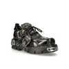 Dark Punk Robe Leather Metal Niche Low Top Plateforme Retro Rock Rock Chaussures pour les hommes et les femmes