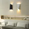 Lâmpada de parede Geometria Moderna 10W LED Cabeceira Interior Sala de estar Pendurada Luz Corpo de Alumínio AC 85-265V