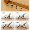 Camp Furniture Living Room Wooden Garden Chair Patio Camping Beach Lawn Folding Chairs Outdoor Modern Chaise Jardin WK50GC