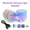 Alto-falantes portáteis A9 Mini alto-falante portátil Bluetooth sem fio Car Audio Dazzling Crack LED Lights Subwoofer Suporte TF Card Carregamento USB para PC HKD230904