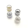 1Pcs Drip Tip 510 Straw Joint Stainless Steel Glass with Filter for Machine Accessory High Quality