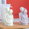 Other Health Beauty Items Large 3D Romantic Couple Portrait Lovers Silicone Candle Mold Carving Art Aromatherapy Plaster Home Decoration Mold Wedding Gift x0904