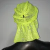 Berretti con teschio/teschio Y2K Berretti da donna Berretti con diamanti scintillanti Bandana Fascia per capelli Cristallo Turbante a rete Cappello Streetwear Foulard musulmano Copricapo 230904