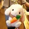 Gevulde pluche dieren Schattig gevuld konijn knuffel Zacht kussen Bunny Kid Doll Verjaardagscadeaus voor kinderen Baby Begeleiden Slaap Dierenspeelgoed