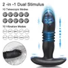 Vibratorer Telescopic Vibration Butt Plug Anal App Vibrator Wireless Remote Sex Toys for Women Ass Dildo Prostate Massager Buttplug 230904