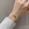 Damesarmbanden 18K gouden armband Merkontwerper Nieuwe sieraden Klassiek ontwerp Roestvrij staal Liefhebbers Cadeauarmbanden Herenarmband Populaire paaraccessoires Y23285