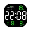 Wall Clocks 10inch LED Digital Clock With Remote Control USB Plug In Date Week Temperature Time Display Modern Style Hanging Or Desktop