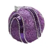 Boule de Noël décorative Boules de boules de paillettes de strass de Noël Boules d'ornement d'arbre de Noël Décoration 8CM Pendentif de Noël marchandisesF301211336G