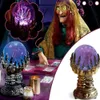 Diğer Etkinlik Partisi Malzemeleri Cadı Kristal Top Cadılar Bayramı Dekor Parlayan Kristal Sihirli Top Anlatma Plazma Spooky Kafatası Top Fortune Deluxe Fin T9d5 230904