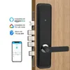 Fechaduras de porta TT lock app WiFi Smart Fingerprint Lock Eletrônico Bluetooth Digital APP Código de teclado Keyless HKD230904