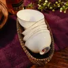 Dinnerware Sets Nordic Bone China Dishes Set Household High-grade Jingdezhen Ceramics Cutlery European Phnom Penh Square