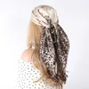 ペンダントスカーフサマースカーフ女性ラグジュアリーブランドスクエア90*90cm hoofddoek sjaal foulard bandana satin hijabシルクヘッドバンドヘアスカーフx0904