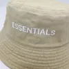 Unisex Designer ESS bucket hat cappello hoeden voor dames Brede Rand Hoeden Strand Casual Actief Mode Straat Heren Zonwering Geborduurde letter Zijn-en-haar petten