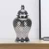 O armazenamento engarrafa o vaso decorativo elegante do frasco cerâmico do gengibre para a cozinha