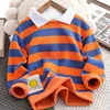 Bluza bluzy z kapturem 2023 Dzieci Bluza dla chłopców bawełniany pasek długi rękaw Baby chłopiec
