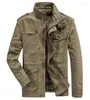 Giubbotti da uomo Giacca Autunno Inverno Uomo Cotone Business Casual Cargo Militare Multi-tasca Uomo E Cappotti Uomo Chaqueta Hombre