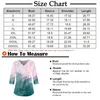 Women's T Shirts Loose V Neck Pocket Halloween Bat Print Three Quarter Sleeve Workwear Top Female Fashion Unifortop T-shirts 2023