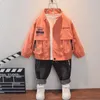 Jackets Children's Spring and Autumn Jacket 2023 Korean Edition Boys' Baby Sports Casual Windbreaker Coat 07Years 230904