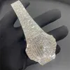 10A İzler Erkekler Yüksek Kaliteli Hareket Tasarımcısı Moissanit Buzlu Diamond Montre Otomatik Mekanik Saat