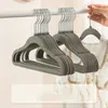 Hangers 10pcs 30CM Baby Toddler Velvet Clothes Hanger Non-slip Drying Pants Storage Organizer Coat Rack Wardrobe Space Save