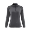 2023 herbst/winter Neue frauen Langarm Jacke Mantel Spportswear Sport Mantel Half Zip Casual Top Laufen Outdoor Fitness yoga Anzug