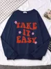 Sweats à capuche pour femmes Sweat à capuche décontracté Take It Easy Impression de fleurs roses Streetwear Manches tombantes Sweat-shirts respirants Strecth Vêtements pour dames