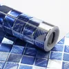 Bakgrundsbilder folie Guld Modern heminredning Blue Siver Gray Black Red Mosaic Wall Paper 3D KTV Tak Bakgrund Mural