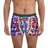 Caleçon coloré imprimé scintillant sous-vêtements lumières scintillantes motif imprimé Boxer short Trenky homme doux bref idée cadeau