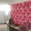 Ensemble de panneaux muraux de fleurs décoratives, 15 pièces/lot, panneaux de toile de fond artificiels 2x1.8m pour bricolage, fête de mariage