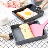 Patelnie Walfos Smażenie patelni Tamagoyaki Omlet Black Nonstick Fry Egg Plancake Kitchen Pot Maker śniadanie Mini Cook 230901