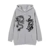 Men's Hoodies Sweatshirts Coat Chinese Dragon Pattern Print Light Y2k Gothic Couple Harajuku Large Zipper Pullover Women Man Funny Net Chic Hoodie 230904