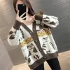Mulheres suéteres queda camisola roupas moda gato animal cardigan mulher oversized tops coreano casaco de malha pull femme 230904
