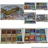 Jeux de cartes Yuh 100 pièces coffret holographique Yu Gi Oh jeu Collection enfants garçon jouets pour enfants 220725 cadeaux de livraison directe Puzzl Dhndb