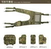 Giacche da caccia Sistema MOLLE multifunzionale Tasca sul ventre Gilet da campo Camouflage Training Tattico militare sul petto