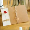 Tarjetas de regalo Postal de amor 3D Pop Up Saludo Cumpleaños Aniversario para parejas Esposa Marido Hecho a mano Día de San Valentín Entrega directa Dhxla