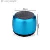 Portable Speakers Mini Bluetooth Small Speaker Portable Wireless Outdoor Camera With Microphone Stereo Metal Subwoofer Small Steel Cannon Q230904