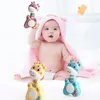 Rattles Mobiles Musical Flashing Baby Rattle Cartoon Deer Hand Drum Early Learning Education Toys Infant Bell Mobile born Weep Tear Toy 230901