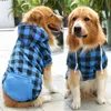 Abbigliamento per cani Cappotto invernale per cani Giacca per animali domestici Gilet reversibile scozzese Abbigliamento per cani per la stagione fredda Abbigliamento per animali domestici per cani di taglia piccola, media e grande 230901