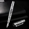 Fountain Pens Hongdian D1 Piston Fountain Pen EF/F Nib Resin Skeleton Hollow Writing Gift Pen HKD230904