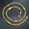 Collane con ciondolo ZEADear perhiasan 18K berlapis emas 45-60cm Dubai rantai kalung untuk pria wanita Hiphop Punk leher rantai Aksesori Hadiah Pesta 230904
